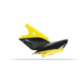 Plaques latérales POLISPORT couleur origine (10-12) jaune/noir Suzuki RM-Z250