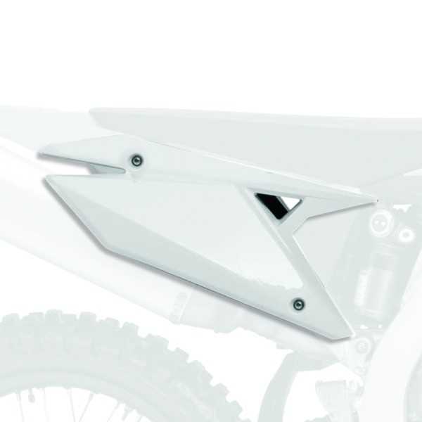 Plaques latérales POLISPORT blanc Suzuki RM-Z250