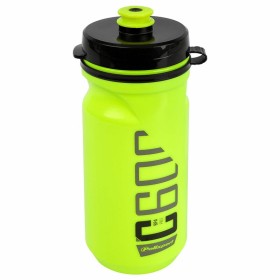Bidon POLISPORT C600 Lime vert/noir bouchon à clipser 600ml