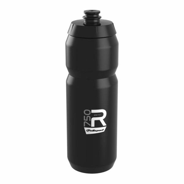 Bidon POLISPORT R750 noir bouchon à visser 750ml