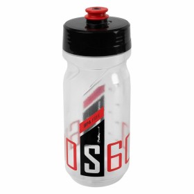 Bidon POLISPORT S600 clair/noir/rouge bouchon à visser 600ml