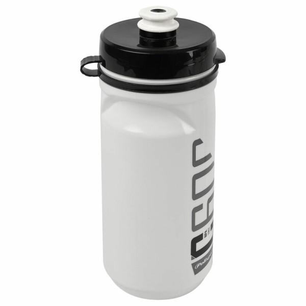 Bidon POLISPORT C600 blanc/noir bouchon à clipser 600ml