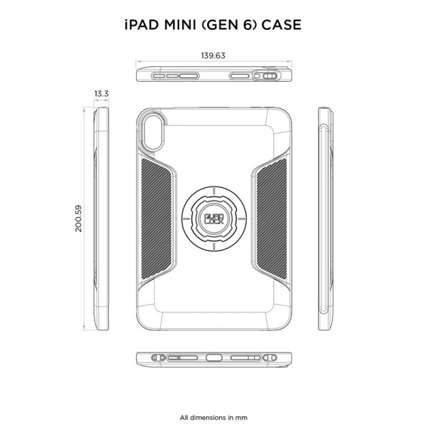 Coque QUAD LOCK - iPad Mini 6è génération
