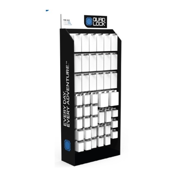 Présentoir carton QUAD LOCK - français