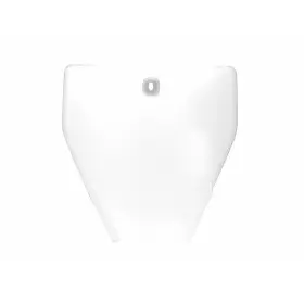 Plaque numéro frontale RACETECH blanc Husqvarna TC85
