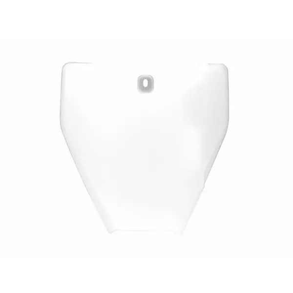 Plaque numéro frontale RACETECH blanc Husqvarna TC85