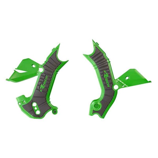 Protections de cadre RACETECH - vert/noir