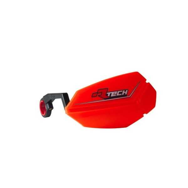 Protège-mains RACETECH R20 rouge fluo E-Bike