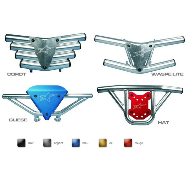 Bumper CROSS-PRO Waspe lite aluminium - Yamaha YFM350R Raptor