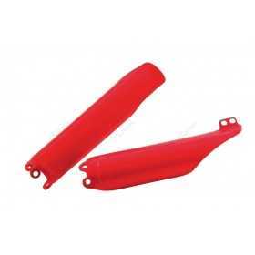 Protections de fourche RACETECH rouge Honda CRF450R/RX