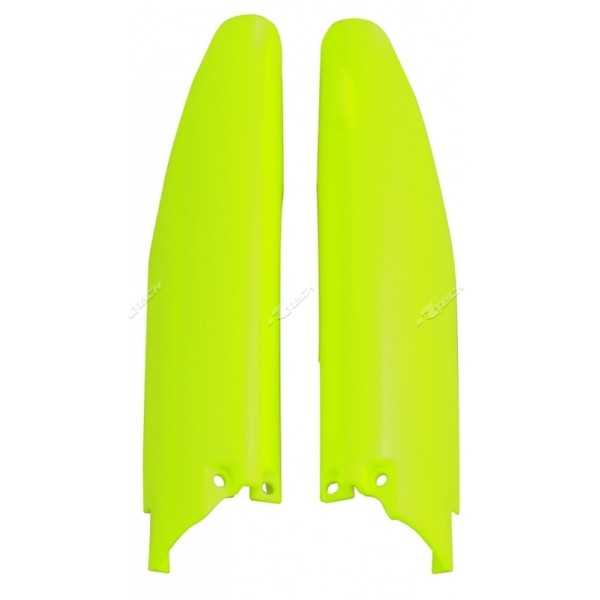 Protections de fourche RACETECH jaune fluo Suzuki RM-Z250/450