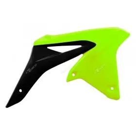 Ouïes de radiateur RACETECH jaune fluo/noir Suzuki RM-Z250