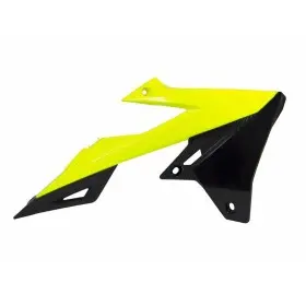 Ouïes de radiateur RACETECH jaune fluo/noir Suzuki RM-Z450