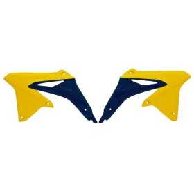 OUIES DE RADIATEUR JAUNES/BLEUES POUR SUZUKI RM-Z450 2008-10