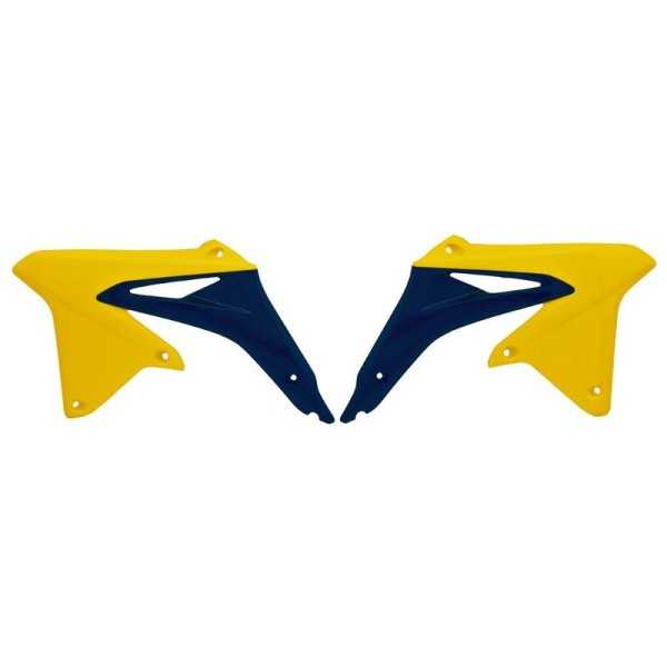 OUIES DE RADIATEUR JAUNES/BLEUES POUR SUZUKI RM-Z450 2008-10