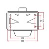 Support de plaque 30° RACETECH feu LED