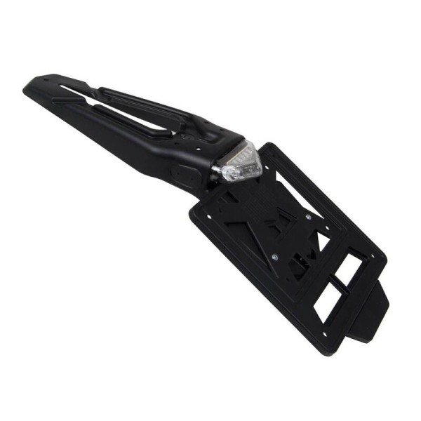 SUPPORT DE PLAQUE 45° RACETECH AVEC FEU LED