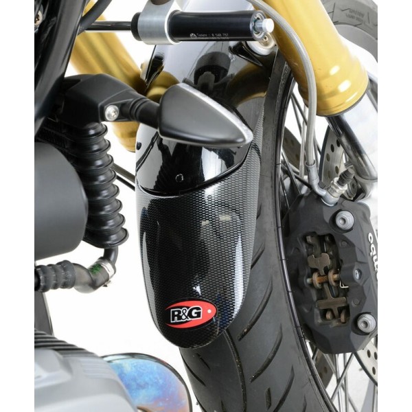 Extension de garde-boue avant R&G RACING effet carbone Triumph Speed Triple 1050