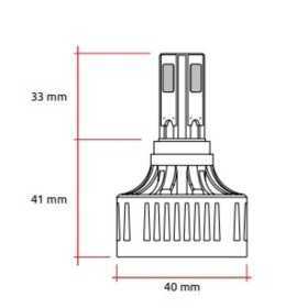 Kit&nbsp;ampoules pour phare origine RACETECH Replacement 12V 32W - x1