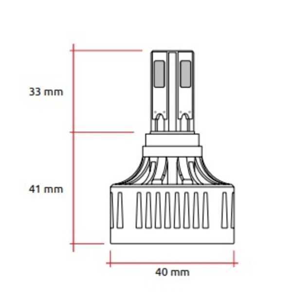 Kit&nbsp;ampoules pour phare origine RACETECH Replacement 12V 32W - x1