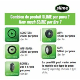 Kit SLIME chambre à air 237ML