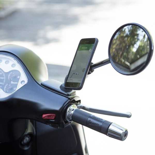 Pack Complet SP CONNECT Moto Bundle fixé sur rétroviseur - Samsung S10+