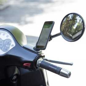 Pack Complet SP CONNECT Moto Bundle fixé sur rétroviseur - iPhone 11 Pro Max