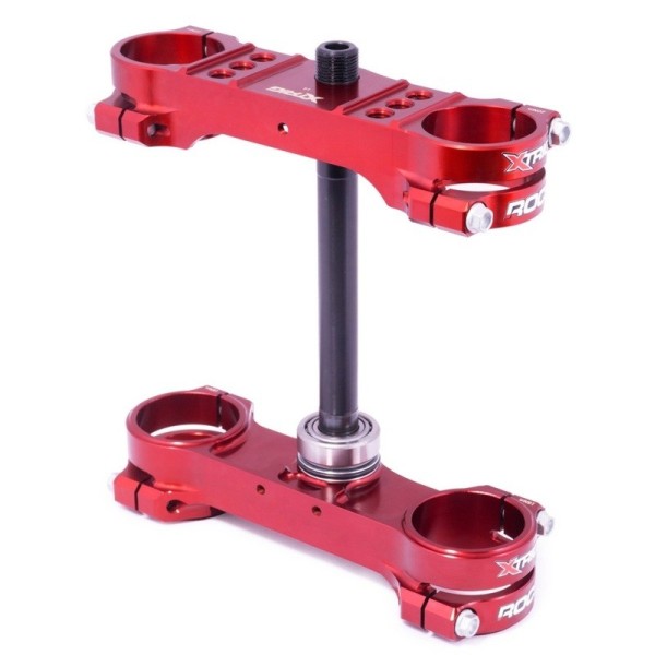 Té de fourche XTRIG ROCS Tech Offset 14mm PHDS rouge Husqvarna TC85