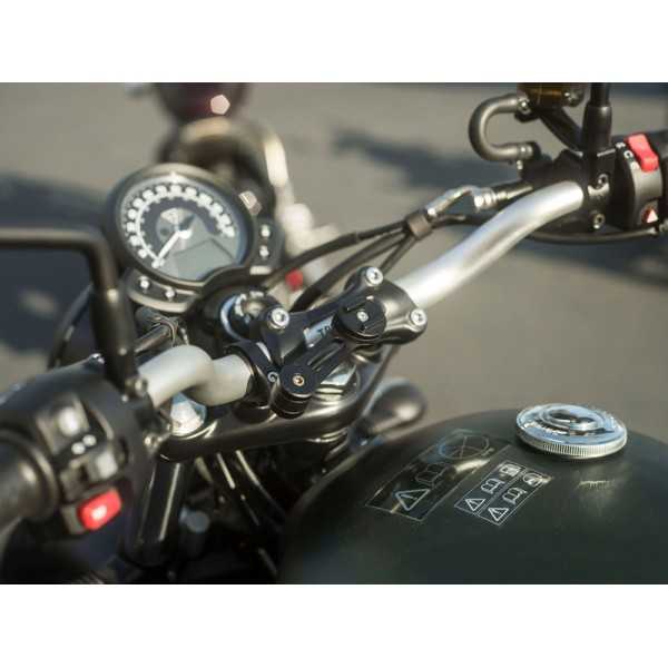 Pack complet SP-CONNECT Moto Bundle fixé sur guidon Samsung S10E