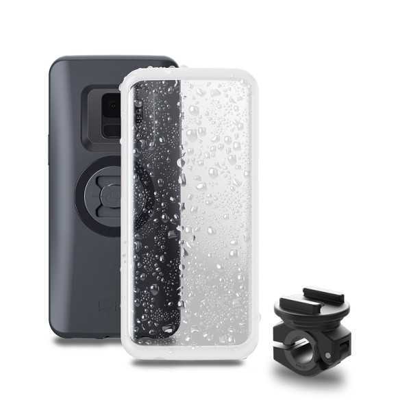 Pack Complet SP-CONNECT Moto Bundle fixé sur rétroviseur Samsung S9/S8