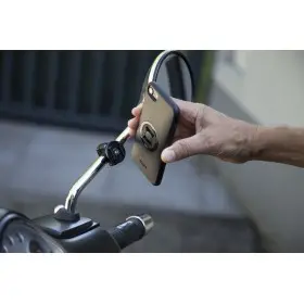 Pack Complet SP-CONNECT Moto Bundle fixé sur rétroviseur Samsung S9/S8