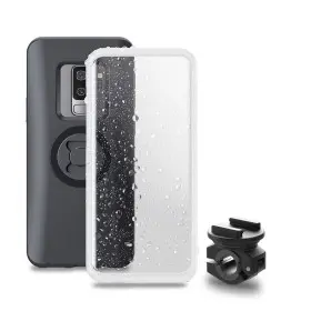 Pack Complet SP-CONNECT Moto Bundle fixé sur rétroviseur Samsung S9+/S8+