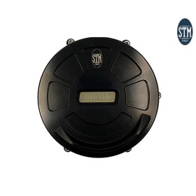 Couvre-carter moteur STM noir - Ducati Panigale V4