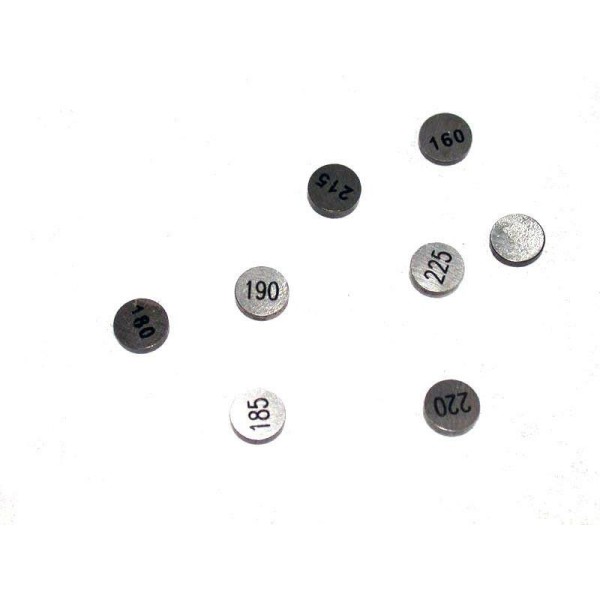 Pastilles de soupape TOURMAX D29x2.4mm - jeu de 2