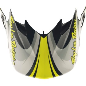 Visière TROY LEE DESIGNS GP Pro Crossover - gris/jaune fluo