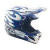 Casque TROY LEE DESIGNS SE5 Composite Torched - bleu