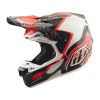 Casque TROY LEE DESIGNS SE5 Carbon Membrane - noir/rouge
