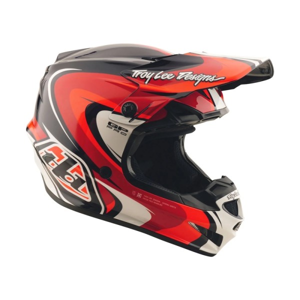 Casque enfant TROY LEE DESIGNS GP Pro Crossover - noir/rouge