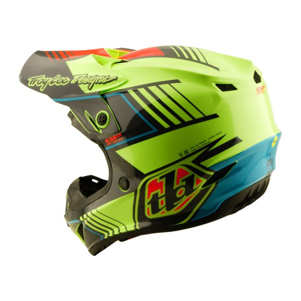 Casque enfant TROY LEE DESIGNS GP Pro Segment - jaune