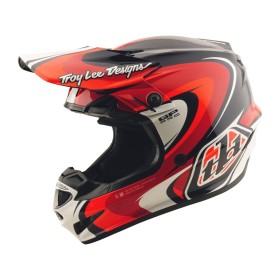 Casque TROY LEE DESIGNS GP Pro Crossover - Navy/rouge