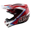 Casque TROY LEE DESIGNS GP Shutter - rouge/blanc