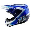 Casque TROY LEE DESIGNS GP Shutter - bleu/blanc
