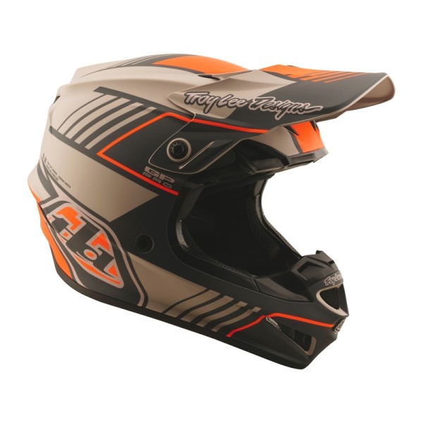 Casque TROY LEE DESIGNS GP Pro Segment - Taupe