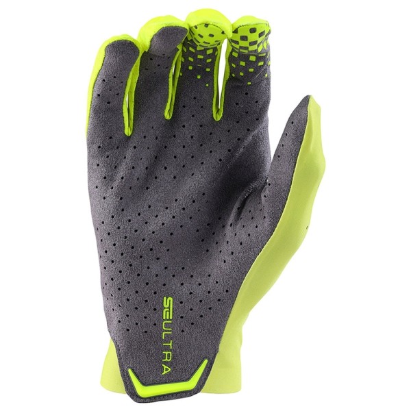 Gants TROY LEE DESIGNS SE Ultra - Solid jaune fluo/gris