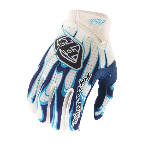 Gants TROY LEE DESIGNS Air - Torched blanc/bleu
