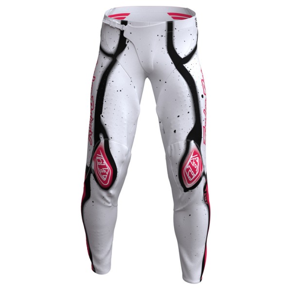 Pantalon TROY LEE DESIGNS SE Ultra Membrane - blanc/Infra Red