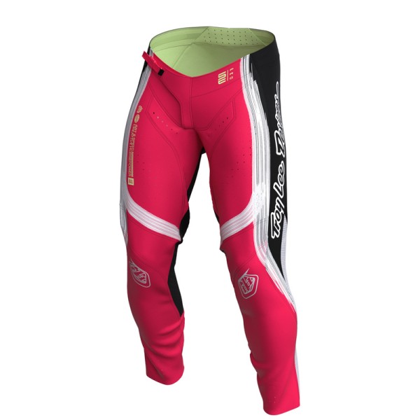 Pantalon TROY LEE DESIGNS SE Pro Stripes - Infra Red/noir