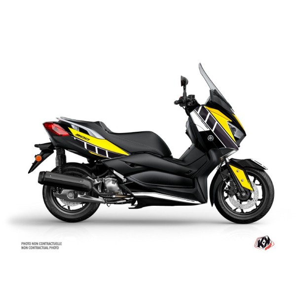 Kit déco KUTVEK Vintage jaune Yamaha X-Max 300