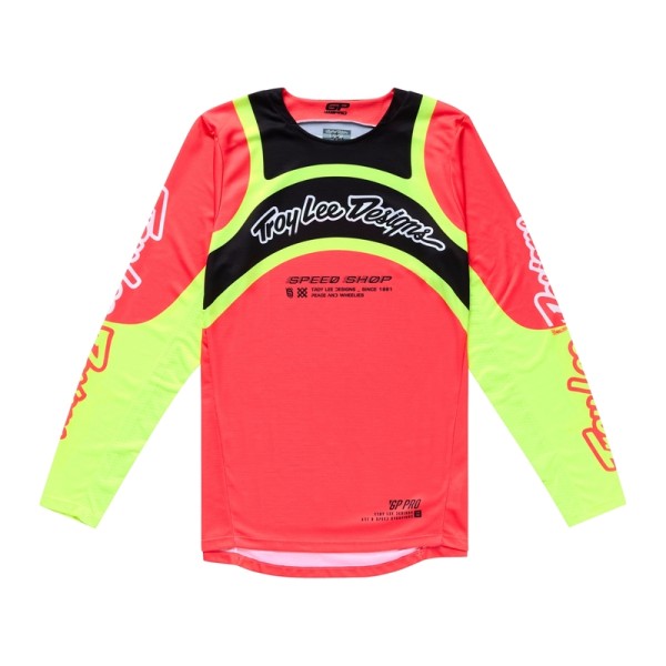 Maillot TROY LEE DESIGNS GP Pro Swerve - Infra Red/jaune