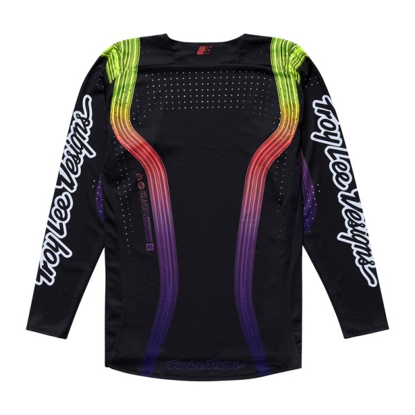 Maillot TROY LEE DESIGNS SE Pro Stripes - noir/multi